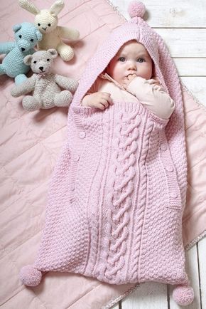 Most Beautiful Knitting Baby Sleeping Bag Patterns - Knittting Crochet