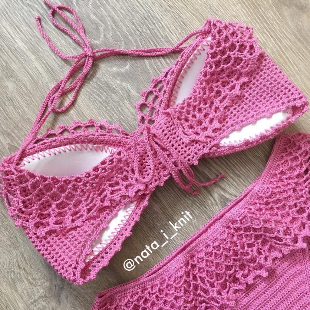 Most Beautiful Knit Bikini Bottom and Top Patterns - Knittting Crochet