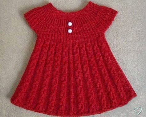 The-most-beautiful-baby-knitted-vest-and-dress-patterns-65 Knittting ...