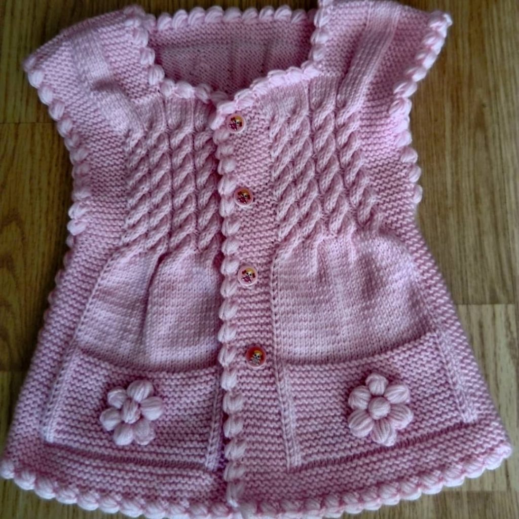 The most beautiful baby vest knitting patterns