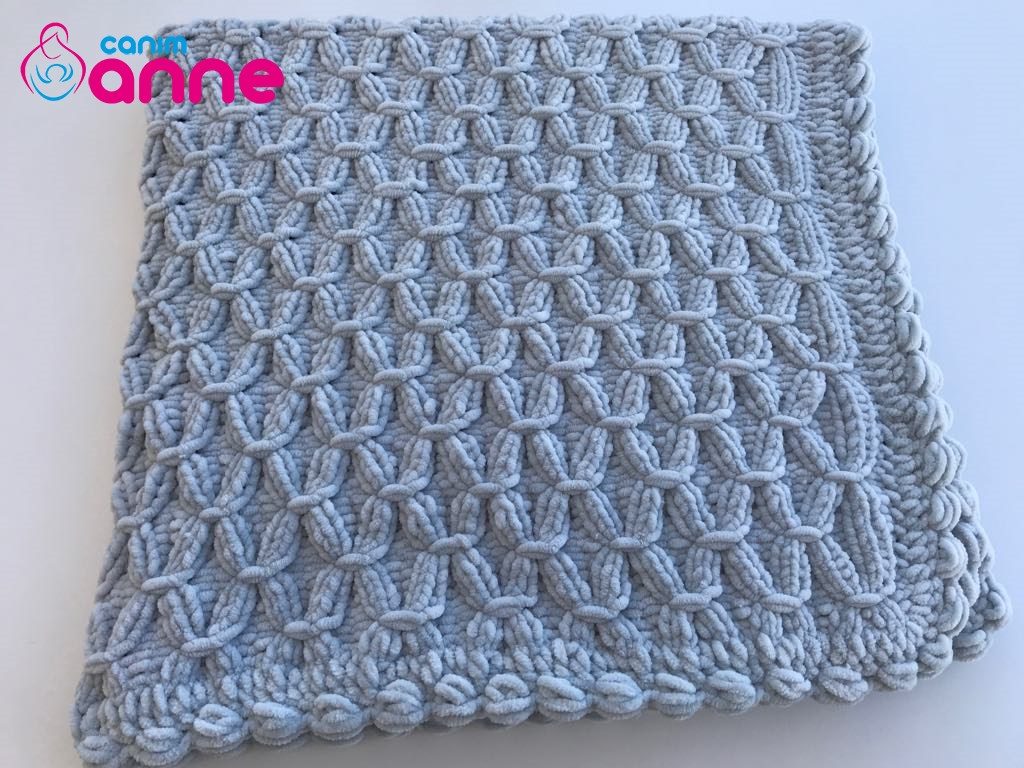 Baby blanket pattern free with velvet rope