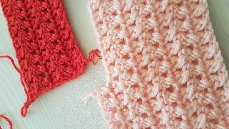 Double Sided Cross Banister Crocheted Free Pattern