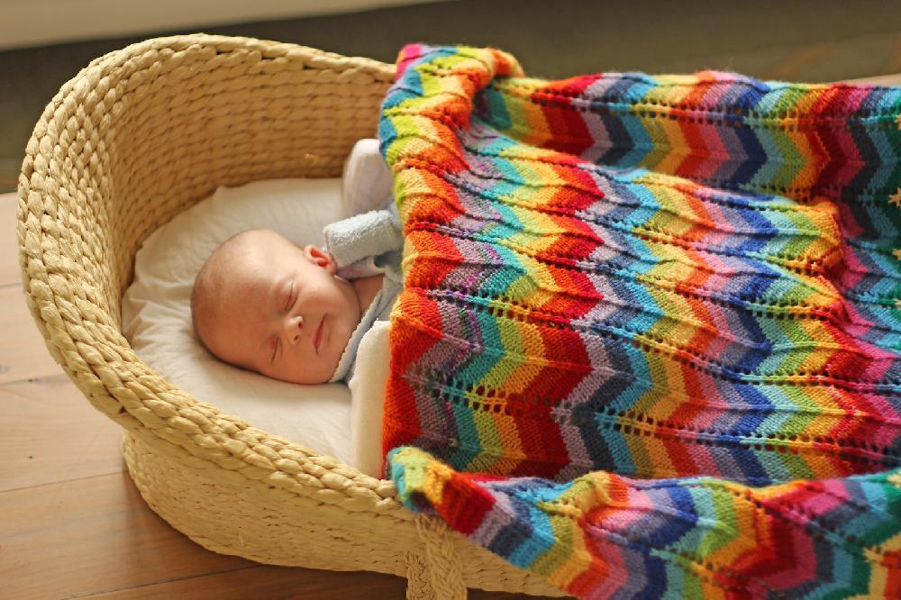 Easy to Knit Baby Blanket Patterns-4