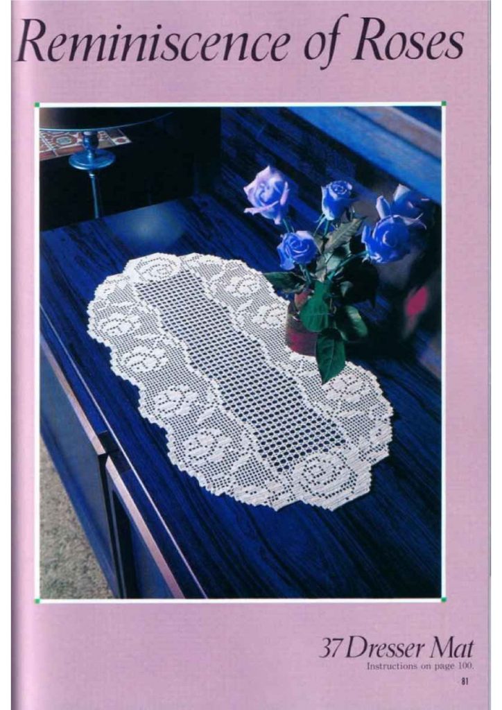 Lace Bedspread Room Sets and Schemes Free Pattern-2
