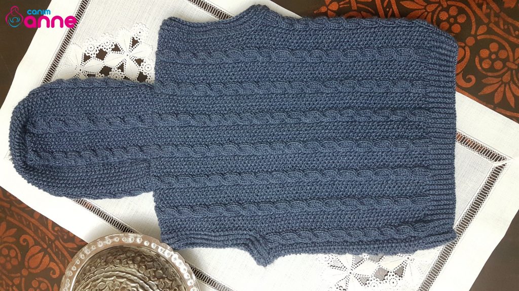 Knit Skewer Hooded Baby Vest Pattern Free Video - Knittting Crochet