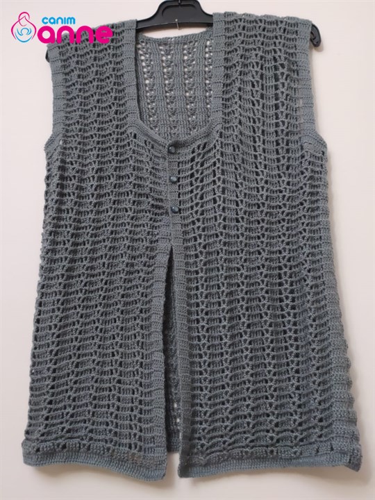 Beautiful crochet vest pattern detailed free video